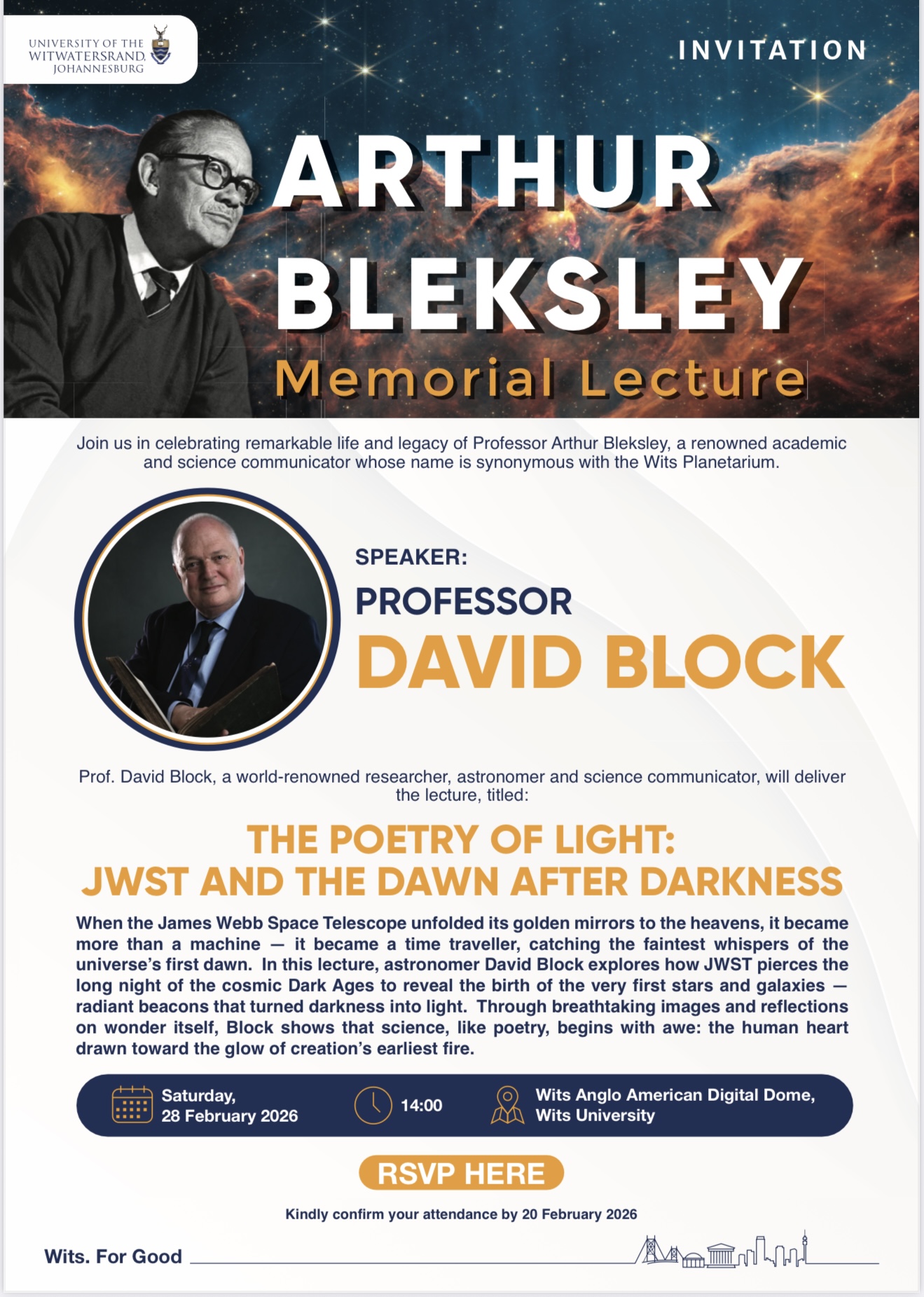 Arthur Bleksley Memorial Lecture